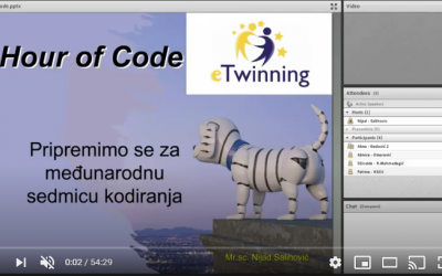 eTwinning вебинар: Онлајн програмирање – припрема за догађај „Hour of Code“