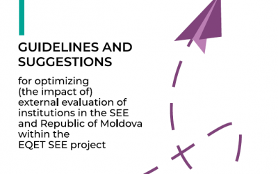 Smjernice i prijedlozi za unaprjeđenje (utjecaja) eksterne evaluacije institucija u Jugoistočnoj Europi i Republici Moldaviji