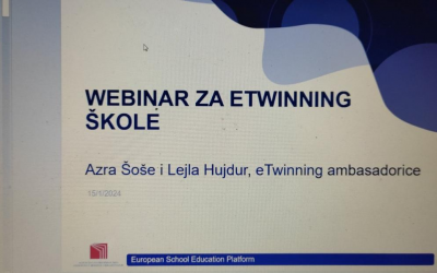 Održan webinar „Kako aplicirati za oznaku eTwinning školа?”